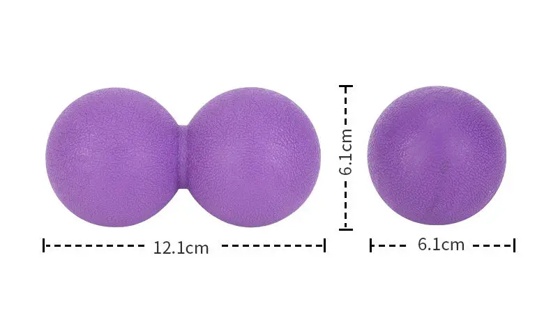 Children Adults Home Fitness Gym Yoga Peanut Ball Inflatable TPR Massage 90cm Exercise Ball for Balance Trainer Indoor