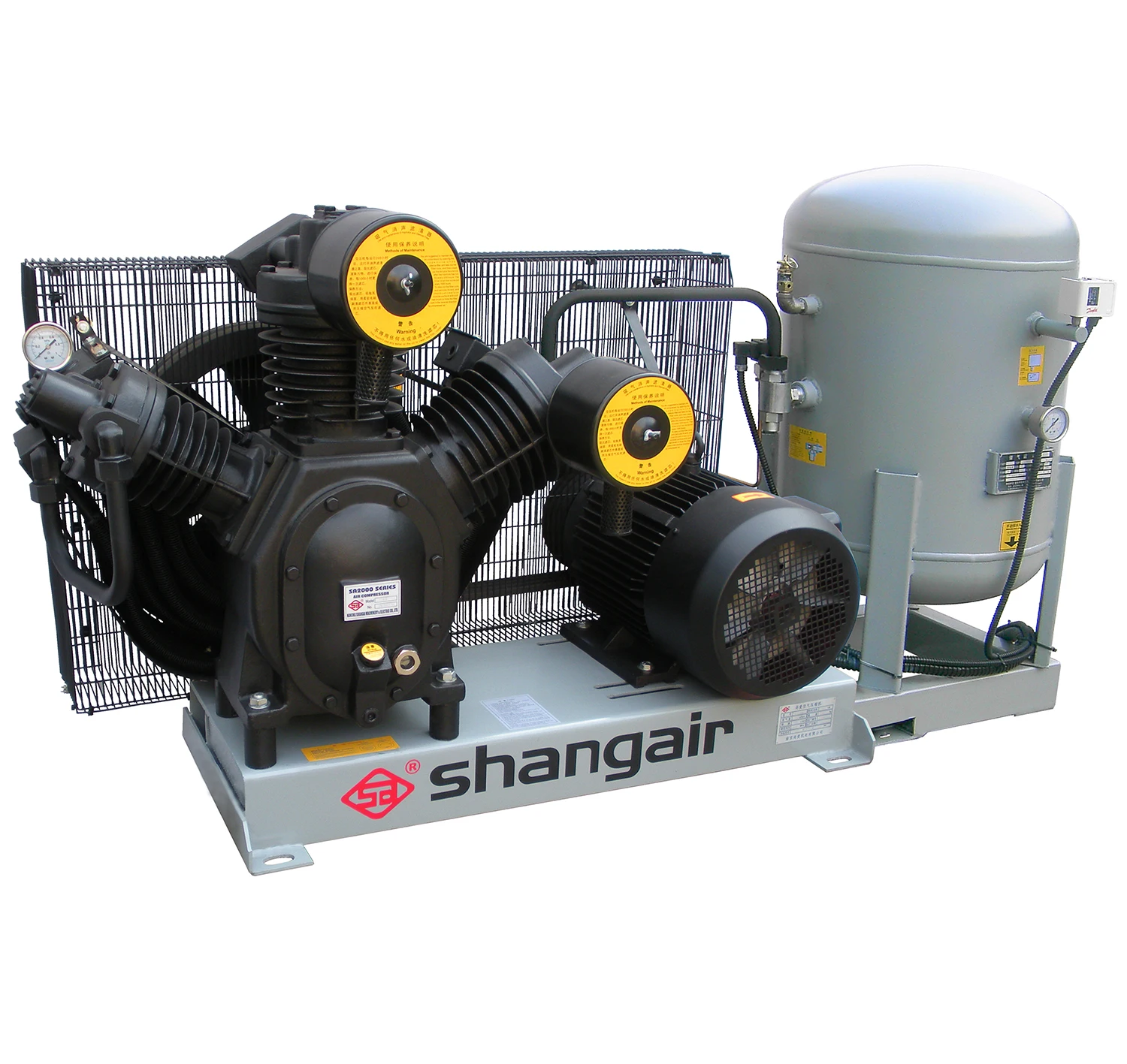 11KW High Pressure Air Compressor With Air Storage Tank