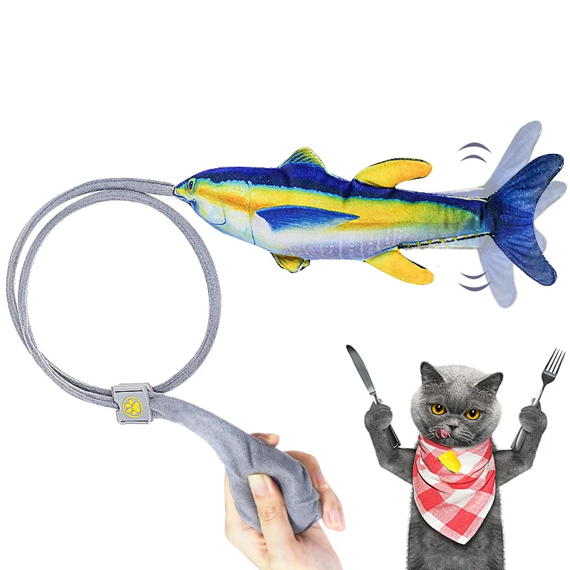 Hot Sale Cat Interactive Tease Toy Pet Shop Pet Swimming Fish Toys For Cat