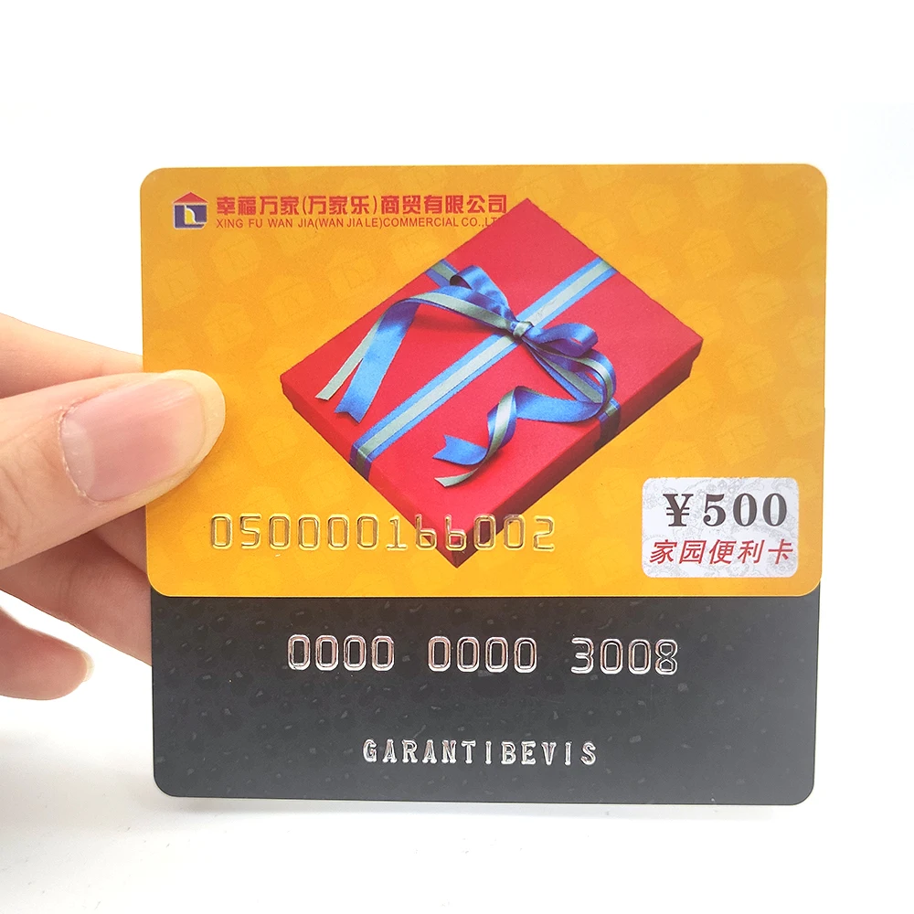 Индивидуальный дизайн ПВХ VIP Подарочная Карта персонализированные тисненые матовые обе стороны CMYK Печатные карты