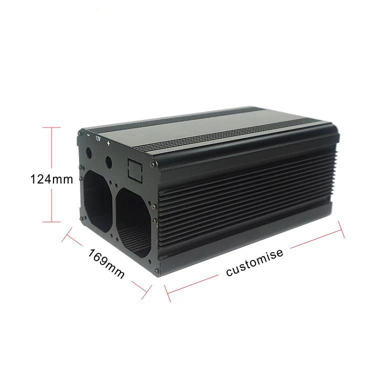 Extruded aluminum housing diy electronic box project