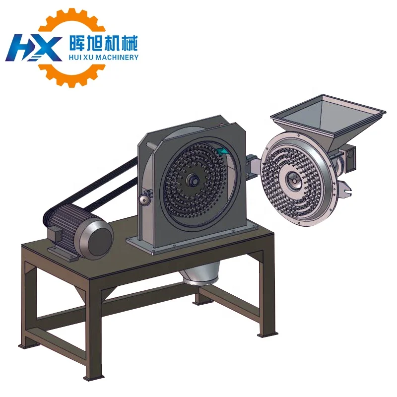pin mill superfine powder 400-500 mesh powder grinder machine for oily materials with self-clean function  industrial  pin mill