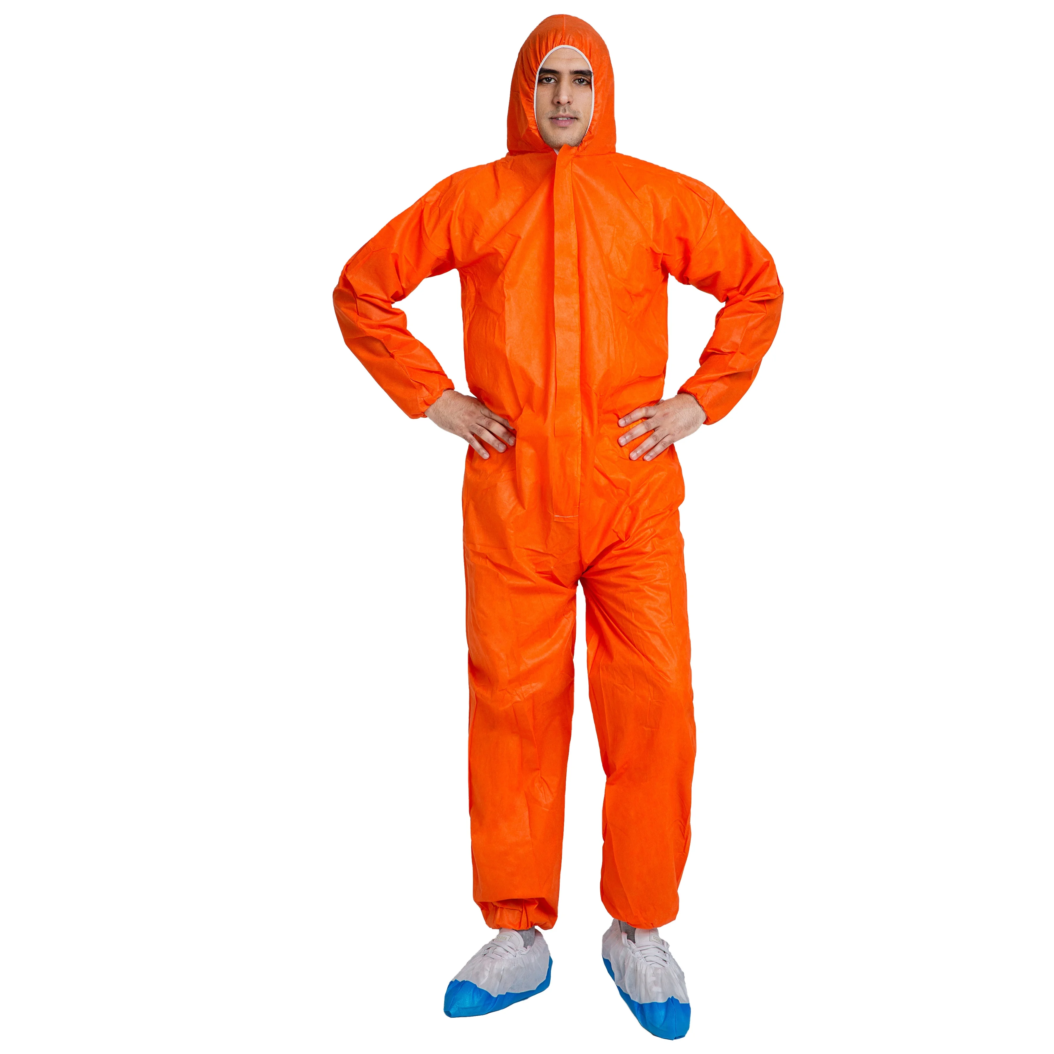 Disposable coveralls medical gowns SMS PP SF microporous body overall for hospital