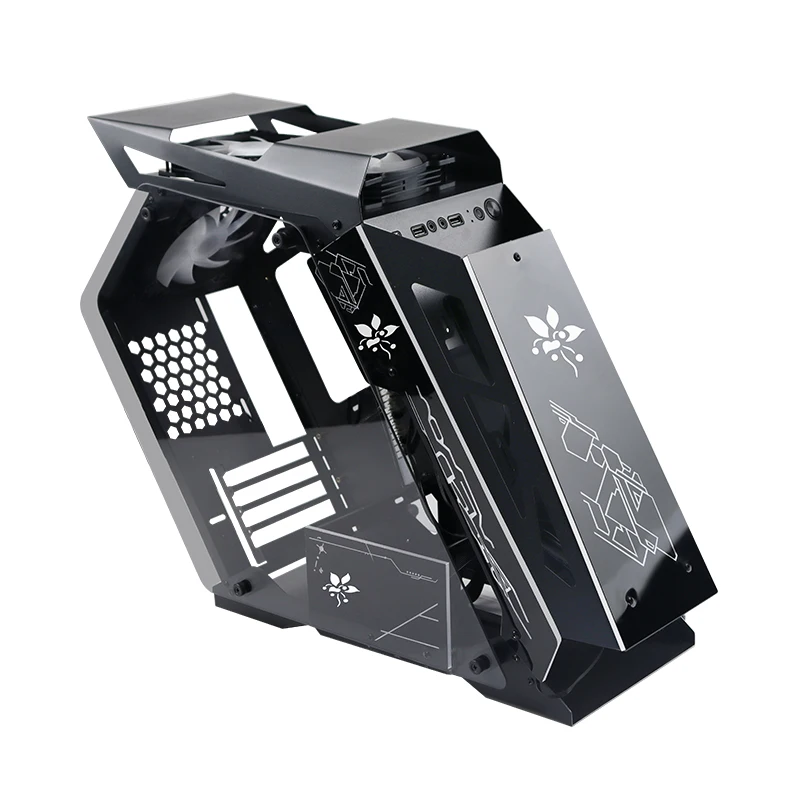 Choiyan New Design Gaming Pc Cabinet Matx Computer Case Full Tower Cabinet For Mini Pc Case Acrylic Transparent Cases