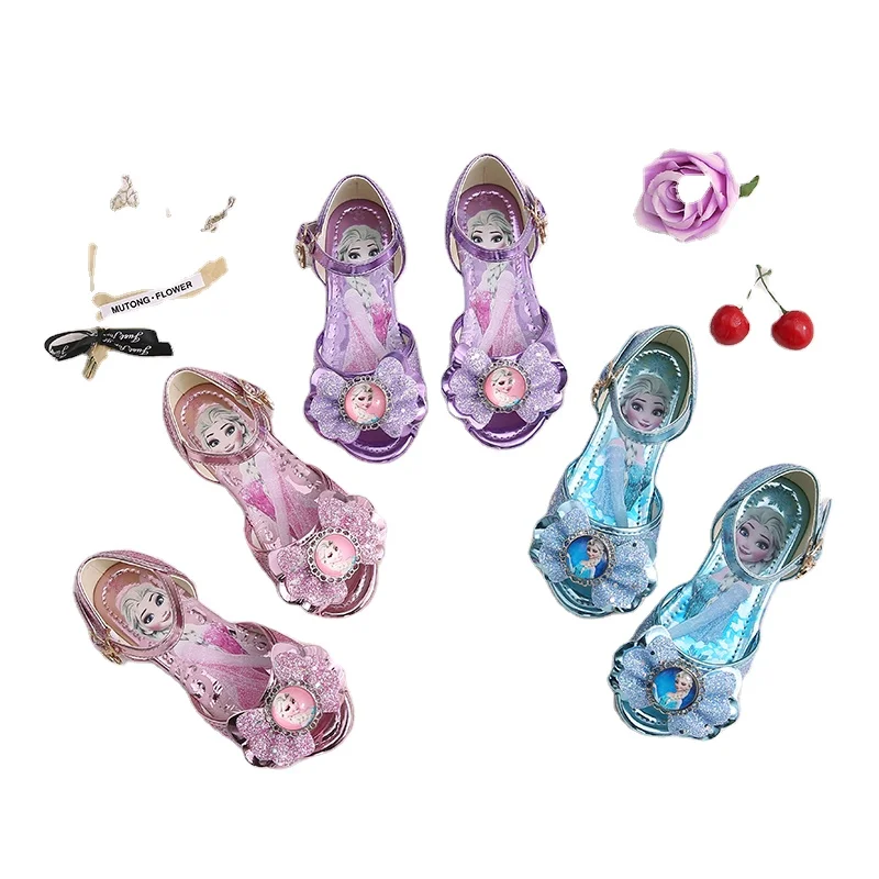 Slim and thin all-match flat princess sandals