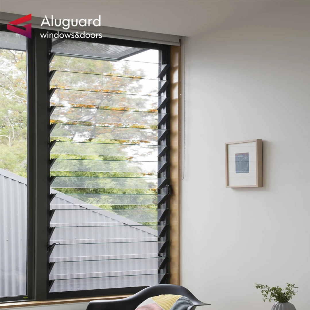 factory Direct Custom window shutters exterior UV resistant aluminum shutter High Quality louvre frames