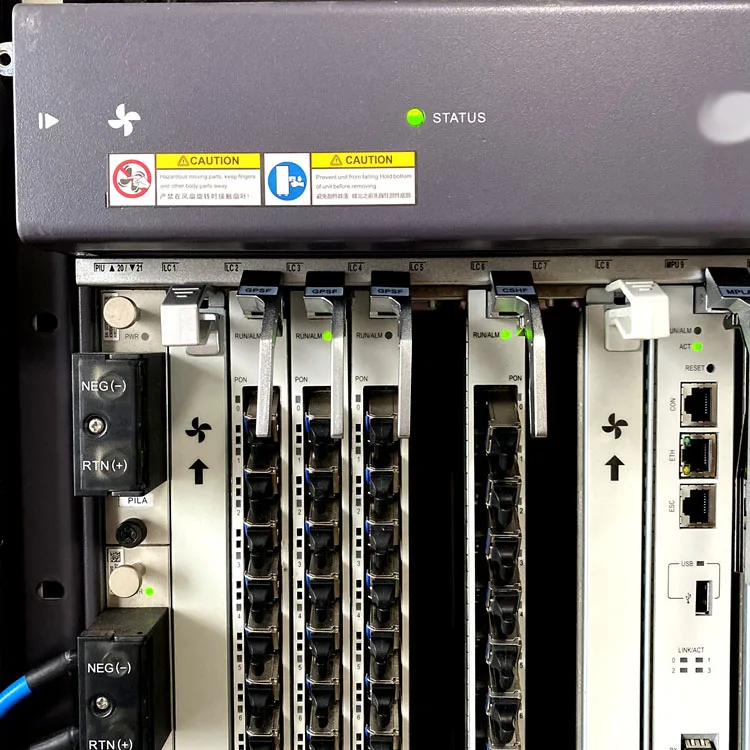 Original SmartAX MA5800-X17 GPON OLT 2*MPLA/MPLB 2*PISA CIUA GEPON OLT WITH GPHF GPUF GPLF GPSF OLT EPON GPON