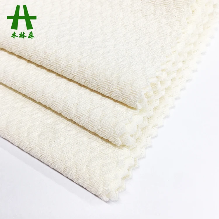 Mulinsen Textile P/D Knitted Polyester Spandex Jacard Fabric Jacquard