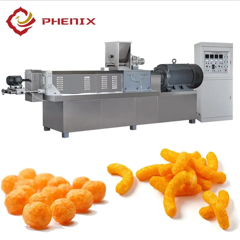 Phenix Puffed Corn Making Machine Snack Food Puffed Corn Rice Machine Small Inflating Bulge Food Extruder