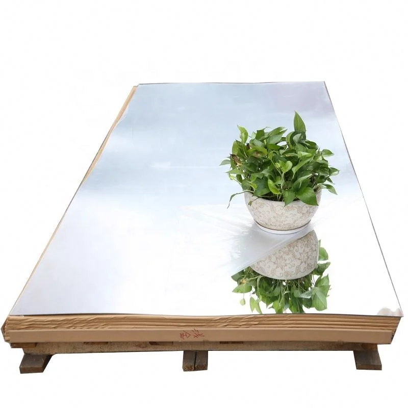 High Reflective 2440x1220mm Cutting Large Silver Frameless One-way Shower Mirror Incassable Unbreakable Acrylic Plastic Mirror