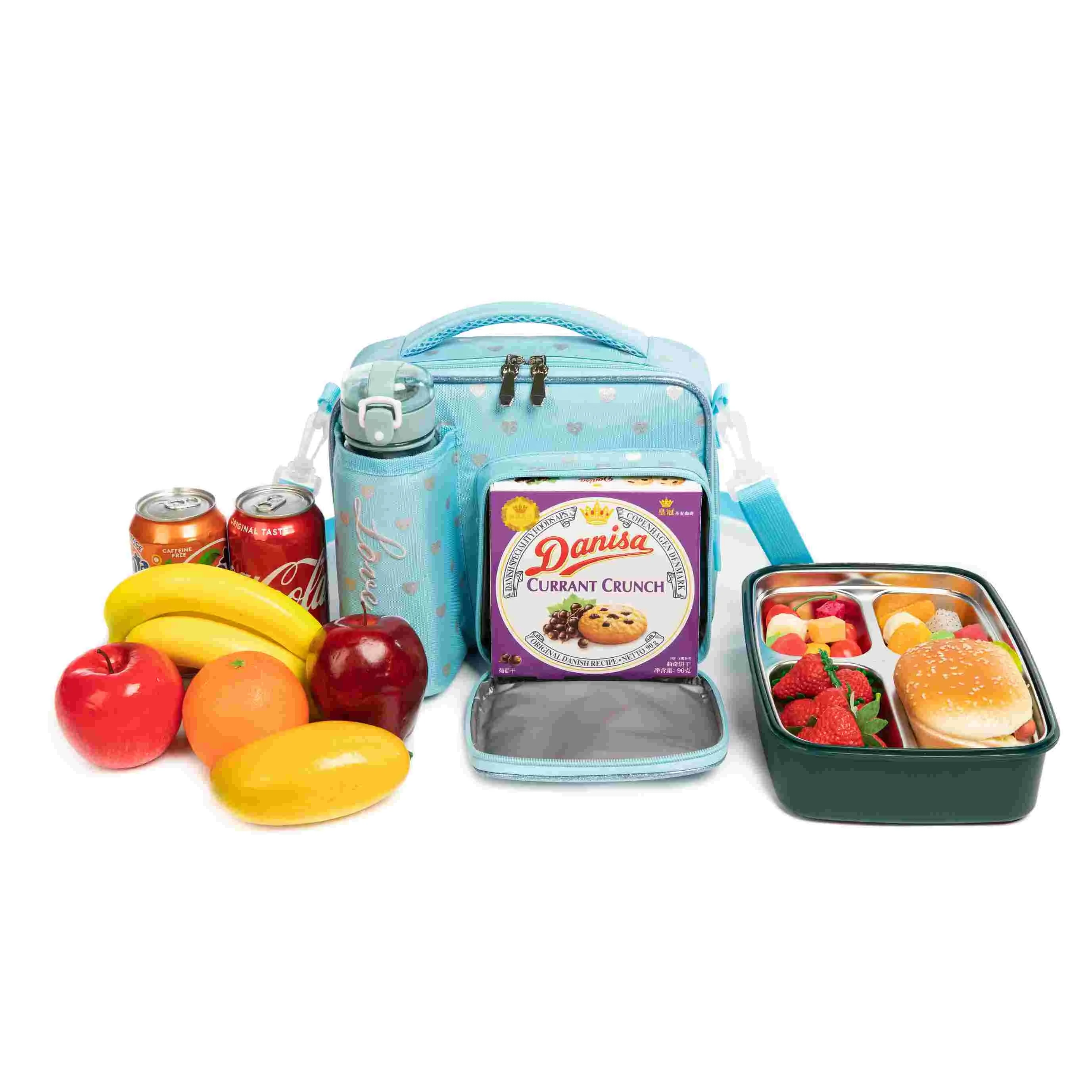 Wholesale Picnic Cooling Bag Oxford Cloth Lunch Box Bag Portable Kids Lunch Bag