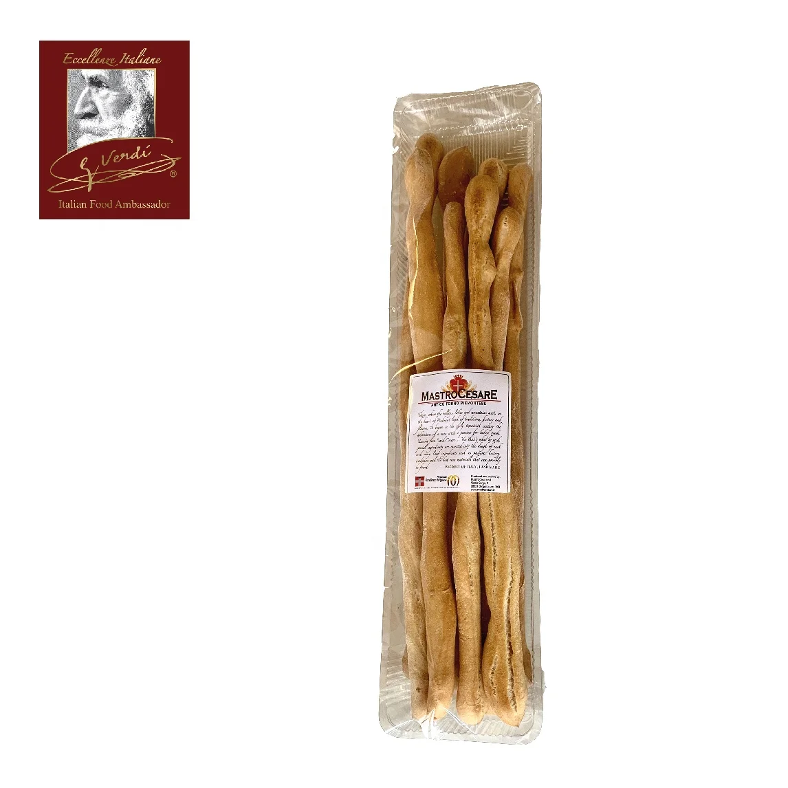 
 300 г Длинные макетные палочки Grissini с оливковым маслом, выбор макетных палочек Джузеппе Верди  