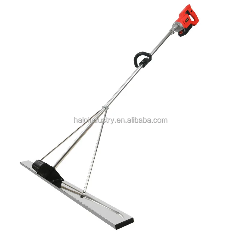 Cheap 1.2/1.5/1.8/2m Scraping Ruler Floor Leveling Machine Lithium Electric Screed Level Vibrator For Concrete Spreading Finish