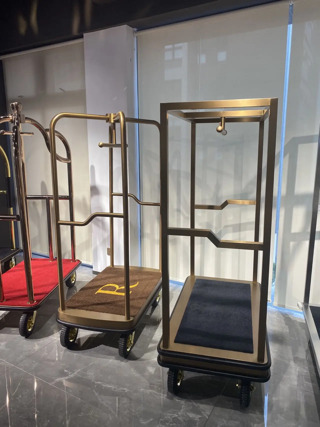2022 New design hotel luggage cart for 5 star hotel
