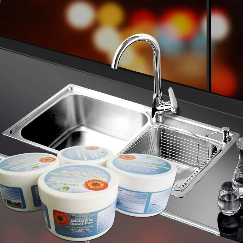 100% Natural High Efficiency Stainless Steel Household Cleaning  Antiseptic  solid stain Remover for kitchen sink