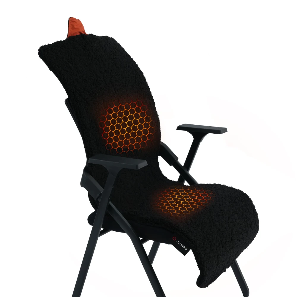 Office Seat 12v Polar Fleece Wireless Heated Seat Battery Powered Operated Heated Seats Electric Heated Chair Pad