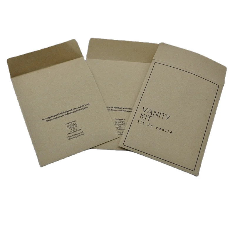 Blank DIY Envelope Black White Kraft Paper Envelope Postcards 350gsm Greeting Card Cover Photo Packaging Boxes