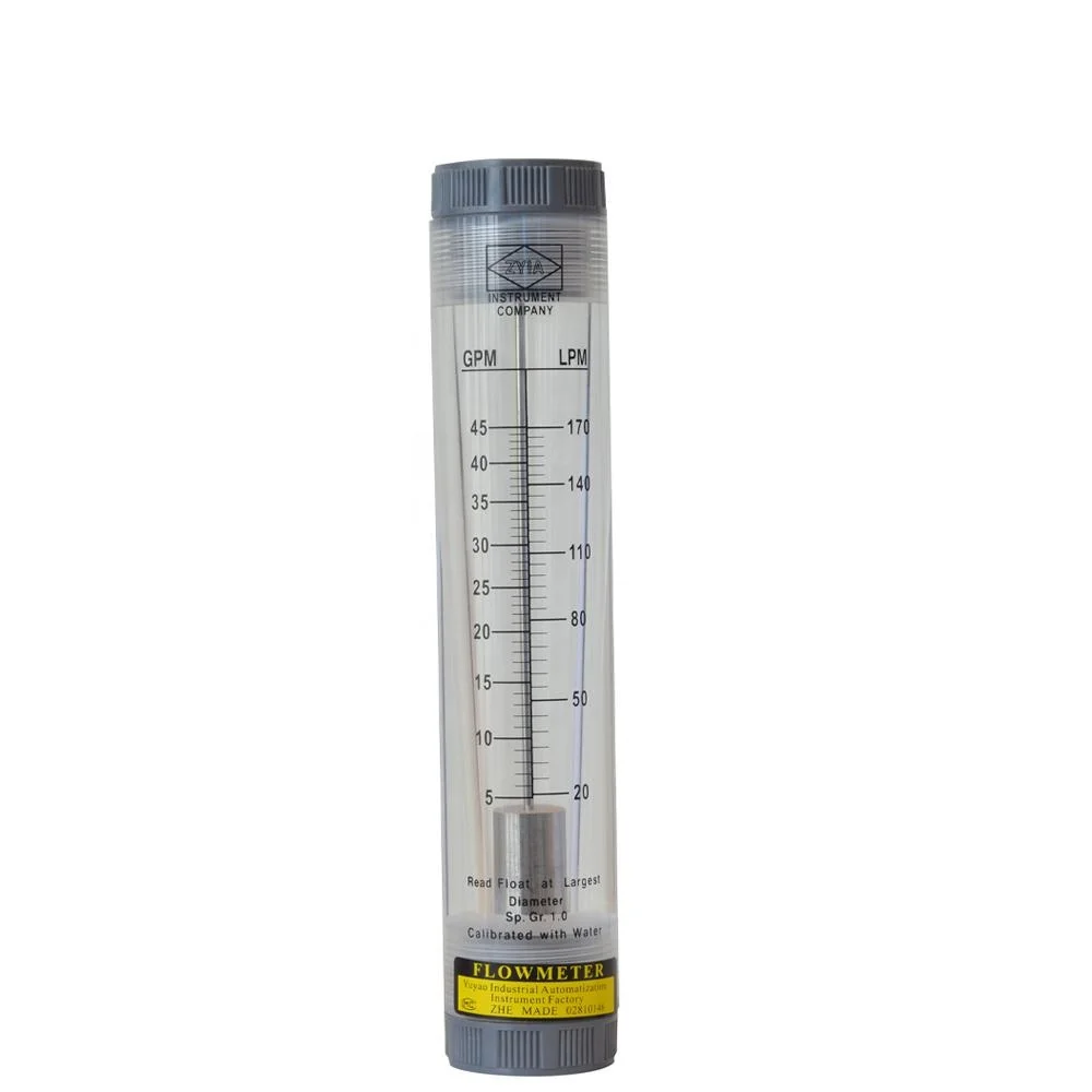 
high quality low price industrial PVC float variable RO water flow meter 