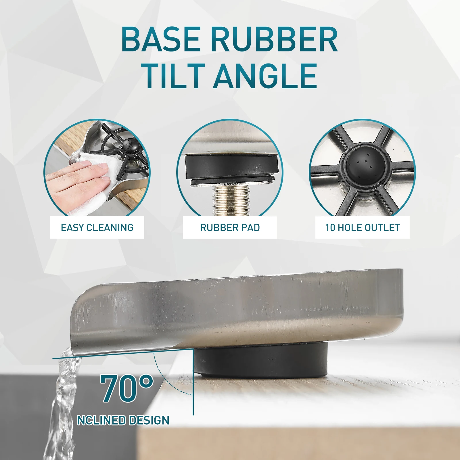 Automatic glass cup rinser kitchen sink baby bottle washer machine bar accessories