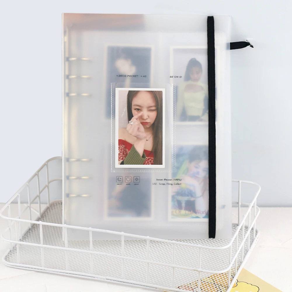 Индивидуальный фотоальбом, коллекционная книга с 9 отверстиями, прозрачная коллекция для банкнот с 3 внутренними страницами и листьями