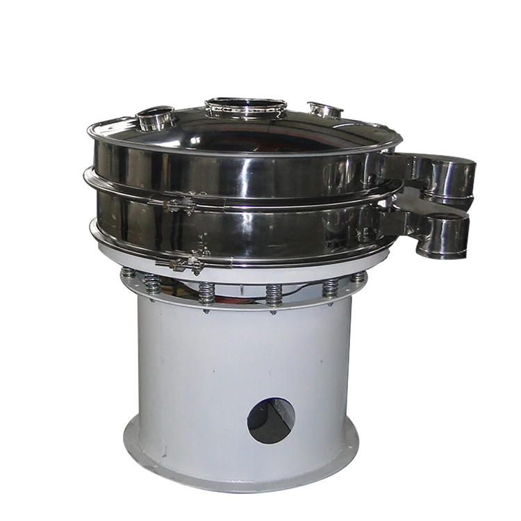 Cheap fine powder sifting round vibrating screen rotary sieve machine for spirulina algae separating