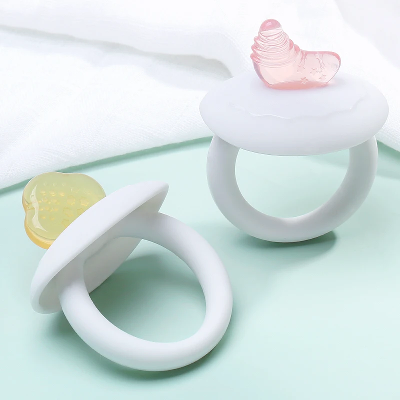 New Arrivals Ultra Soft Food Grade Silicone Baby Teething Toys Bpa Free Moon Cloud Baby Silicone Teethers Ring For Babies