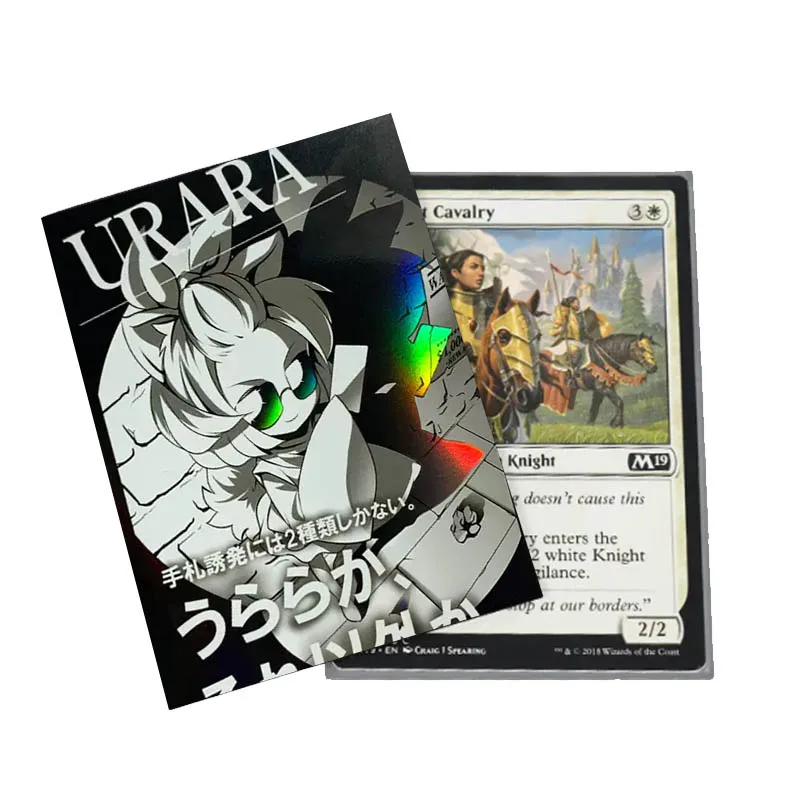 Design Custom Printed Art Print Standard Small Size available Holo Anime Card Sleeves For Yugioh MTG Magic Game Card