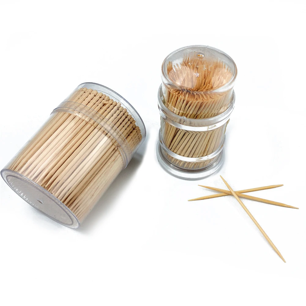 Flavored Bamboo Toothpicks - Refreshing Mint Picks for Fresh Breath