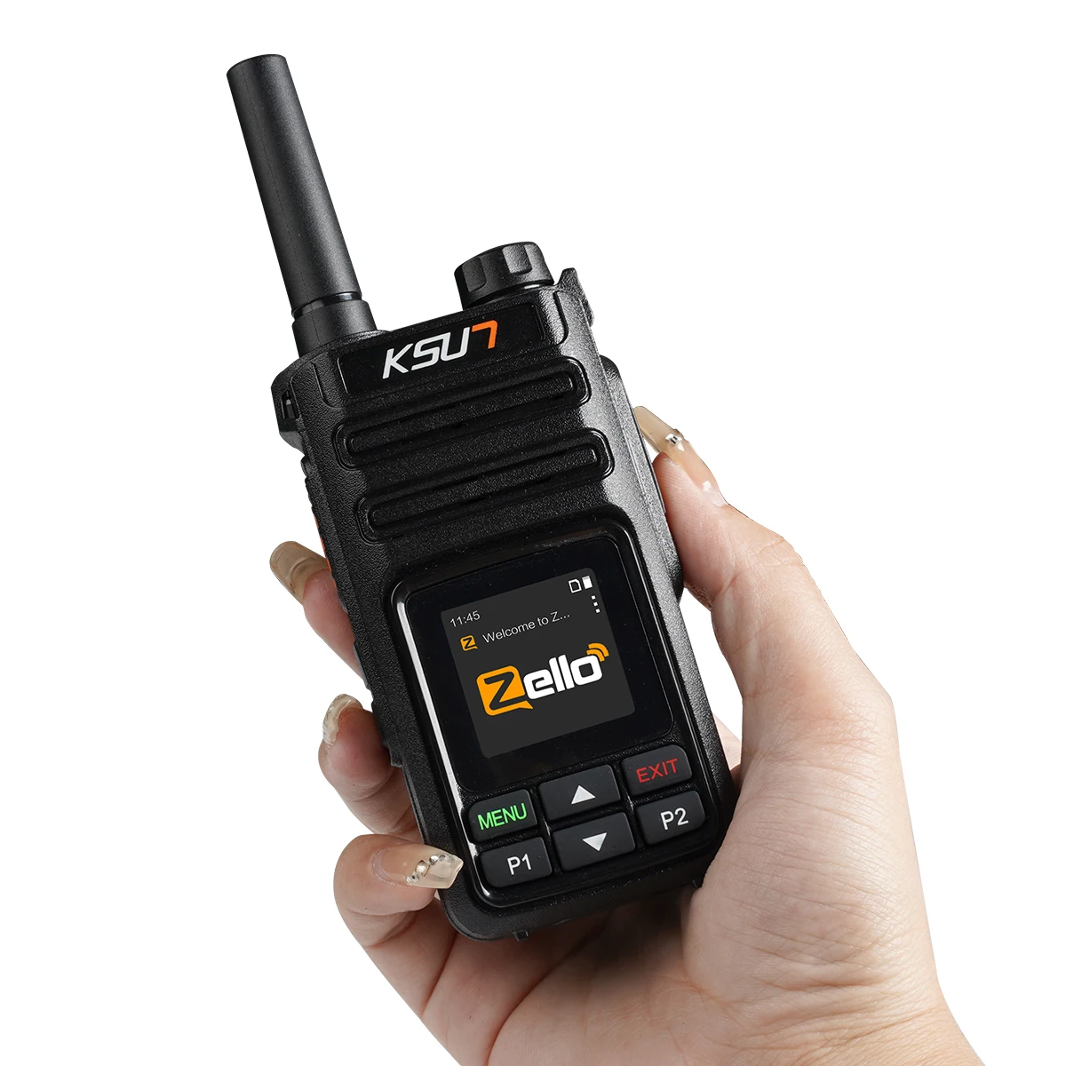 Рация KSUN Zello с GPS, Wi-Fi, BT, Poc, Android, 4G, 3G, GSM, мобильный двухсторонний радиоприемник, 200 км, дальность 5000 км, рация