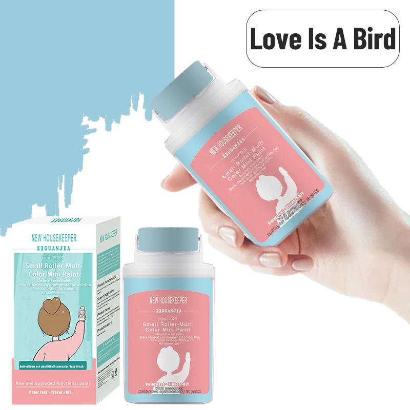 New Arrival wall paint mending wall paste small rolling brush paint graffiti to cover the wall renovating and changing color