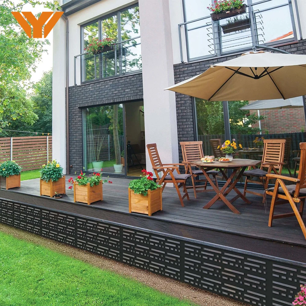 Decorative Aluminum Private Garden Fence Yard Fence