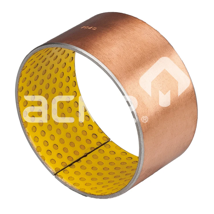 The factory directly supplies SF-2W POM slide bearing bush Steel back bronze bushing for mining machies