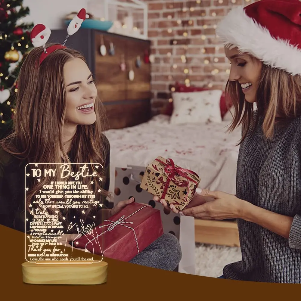 3D Illusion Lamp Usb White Lamp With wood Base Modern Table Lamp Acrylic Night Light