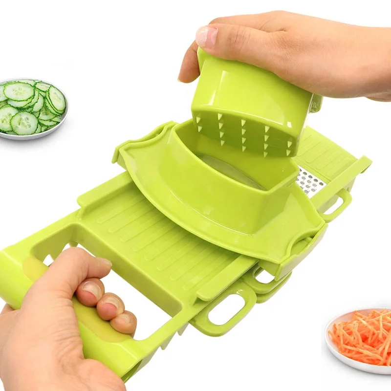 Kitchen Gadget Vegetable Chopper Slicer Onion Cutter Five-In-One Kitchen Vegetable Cutter