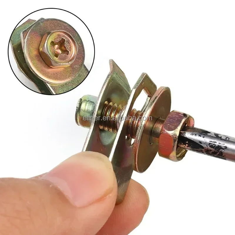 Car Tapping Screws Fasteners U-Screws Clip Spacers Automotive Universal Under Engine Cover M4/M5 Screws Plastic Expansion Clip