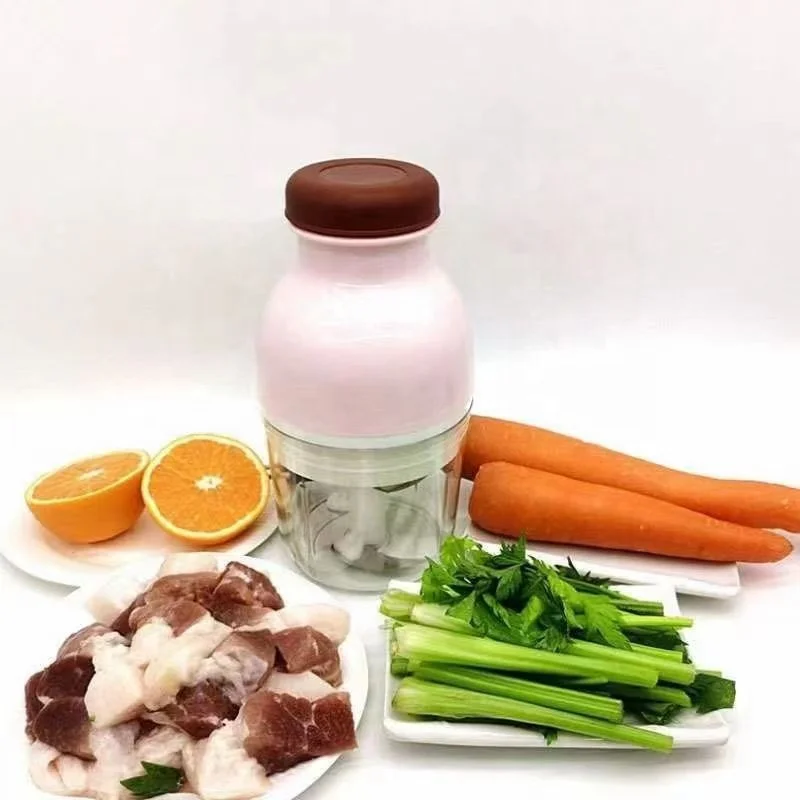 Free Samples Slicer Onion Cutter Food Fruit Vegetable Tools Meat Grinders Automatic Mini Electric Vegetable Chopper Christmas