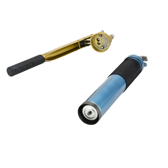 China high pressure 600cc hand grease gun with red color