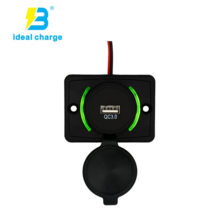  Ideal-зарядка установки RV автобус городской USB qc3.0 розетки в машину с usb туманный распылитель Заподлицо Гнездо 1 взаимный обмен данными между компьютером и периферийными устройствами