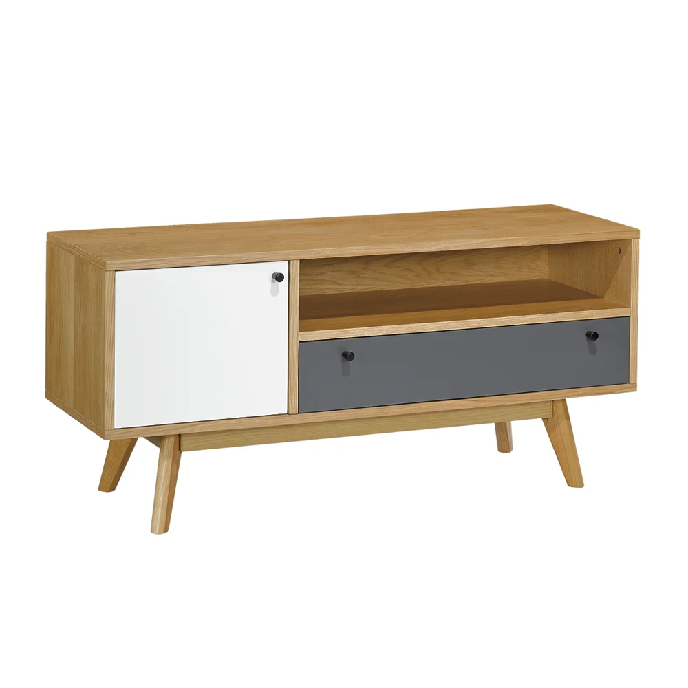 With Oak Veneer Bathroom Cabinet Design Sideboard Wooden New Wood  Hot Sale Cabinet