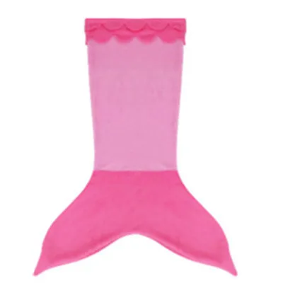 
Wholesale High Quality Hot Sale Custom Printed Double Layer Flannel Sleeping Bag Shark Tail Flannel Blanket for Kids 