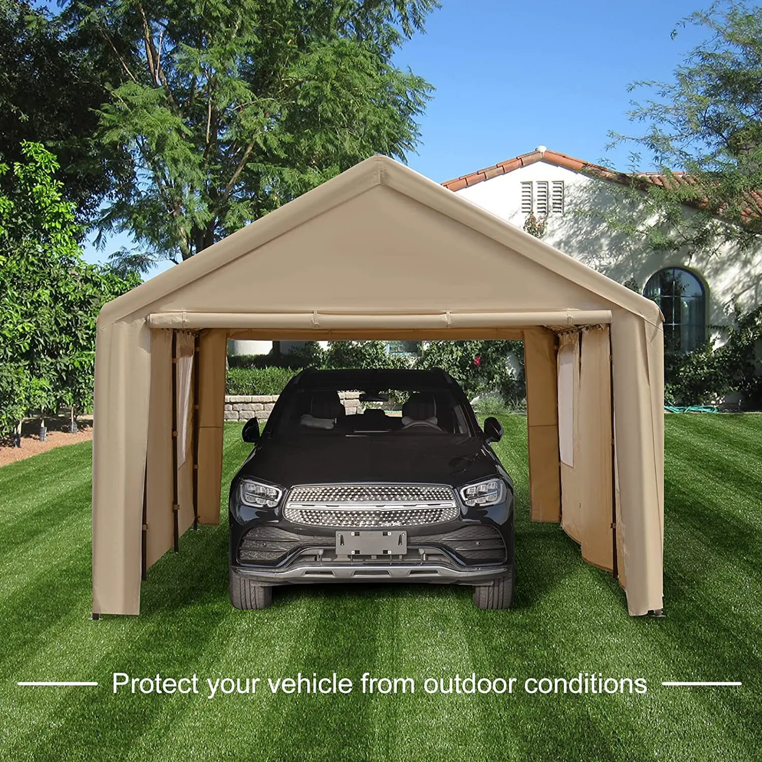 XZ OEM ODM Foldable Carport Car Shelter Folding Car Garage