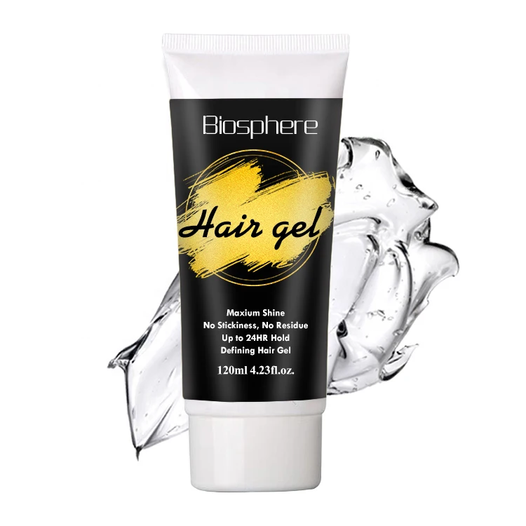
Private Label Natural Extreme Hold Sticky Vegan Hair Styling Gel For Women 