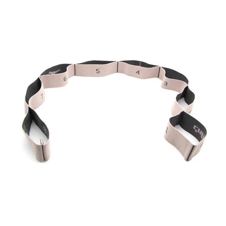 Nylon Elastic Strap with Flexible Loops Exercises Workout Yoga Pilates Stretch Resistance band Strap Belt elastic stretch belts