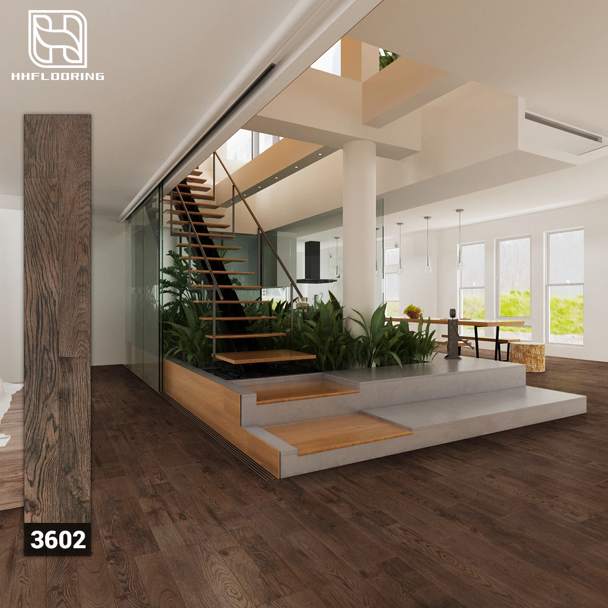 China made laminate floorings high gloss 12mm wood grain spc flooring click pvc laminate floors residential use
