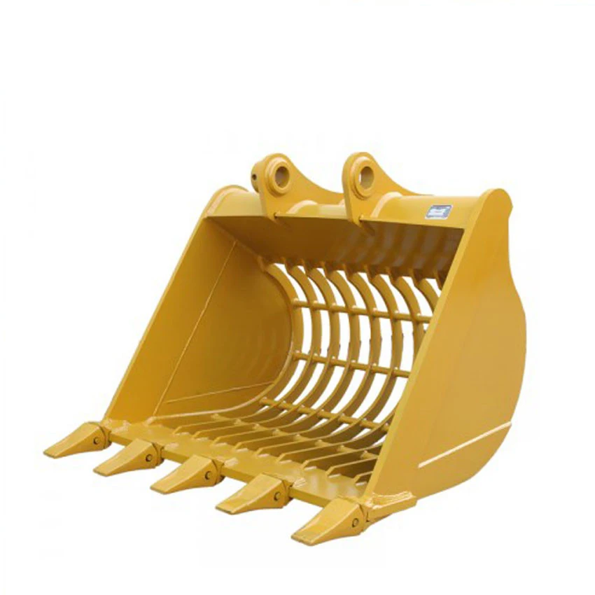 Heavy Duty Excavator Rock Bucket Sieve Skeleton Bucket For Sale