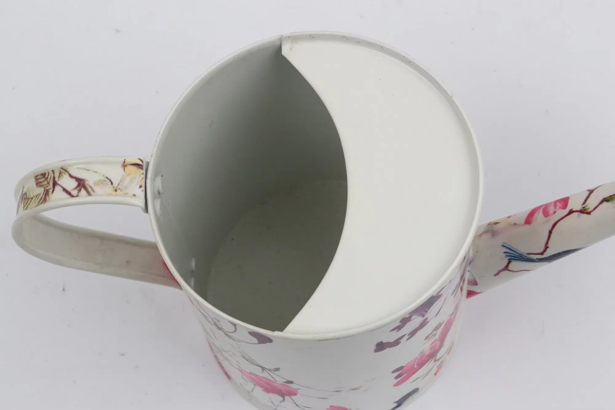 1.3L Various Printed Pattern Outdoor Irrigation Tools Vintage Iron Metal Garden Watering Can Kettle For Flower