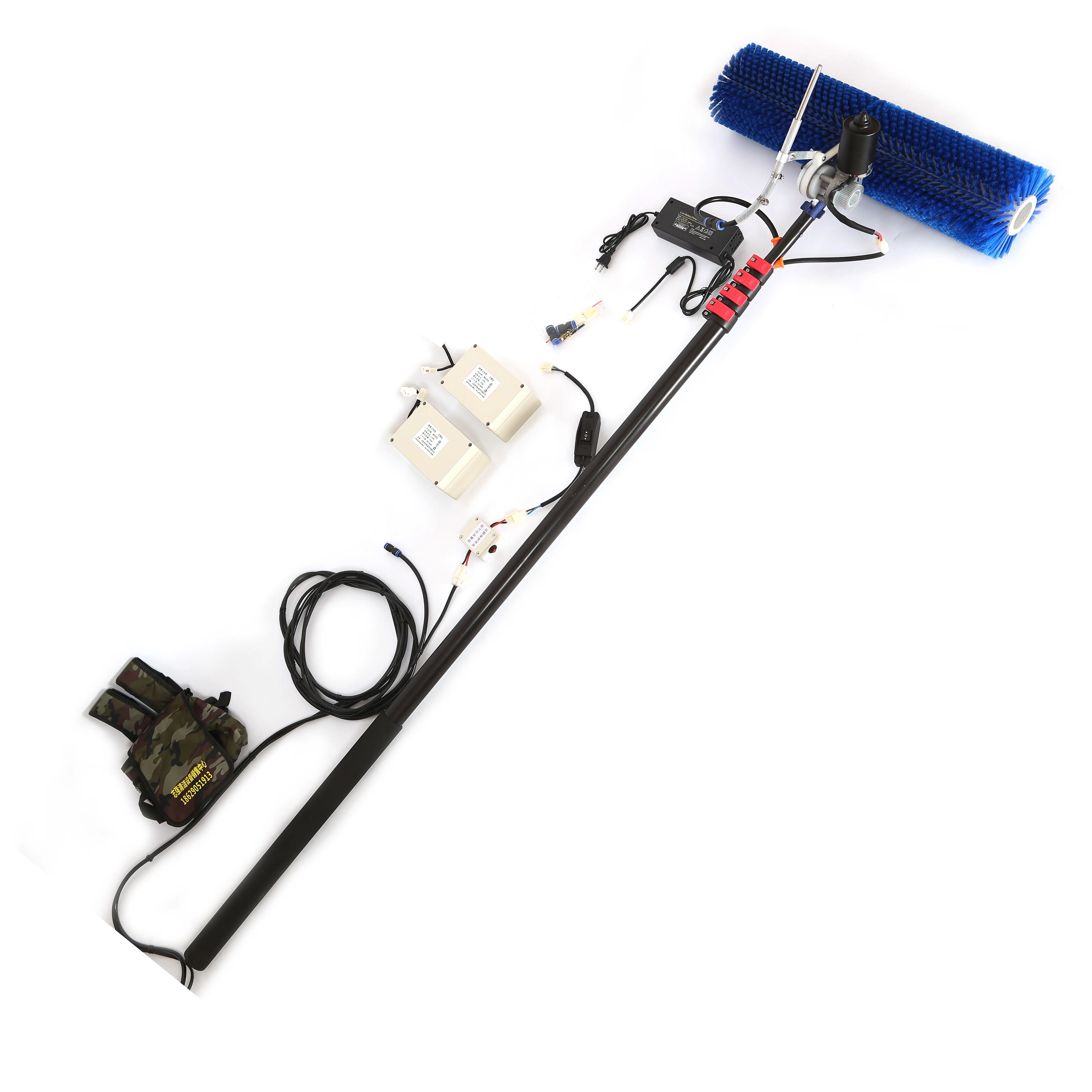 Solar panel cleaning equipment solar panel cleaning solutions Solar photovoltaic cleaning rotating brush