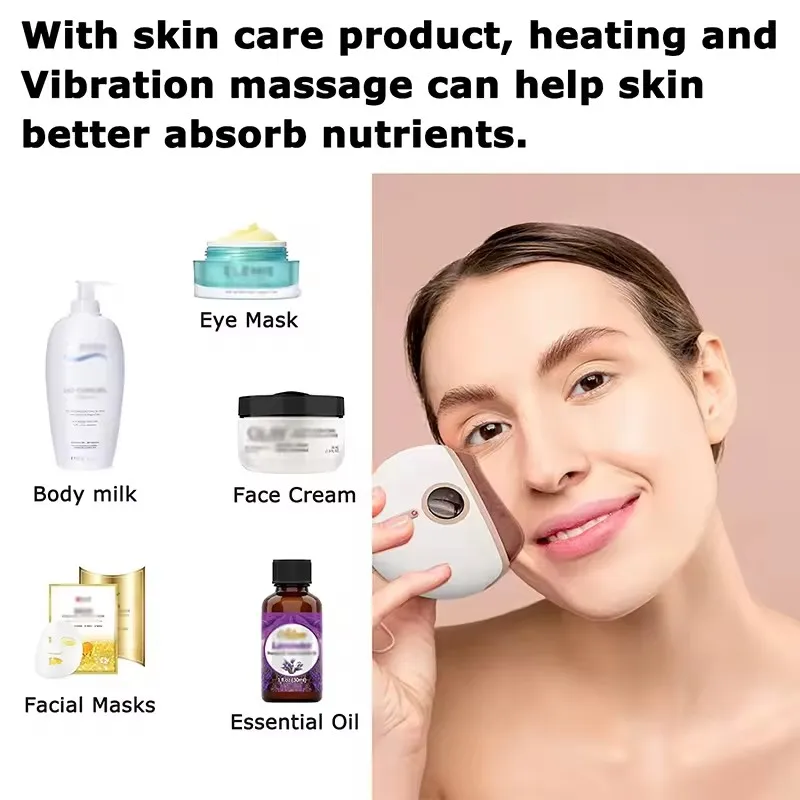 Natural Hot Stone Facial Scrapping Massager Promote Facial Blood Circulation Tool Face  Lifting Neck Face Beauty Device Home use