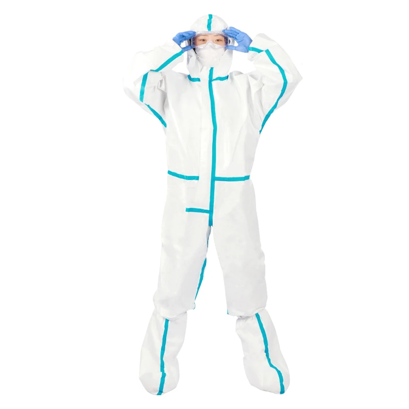 Anti Virus Disposable PPE Coverall Disposable Clothes Protecting Clothes Shoe Cover
