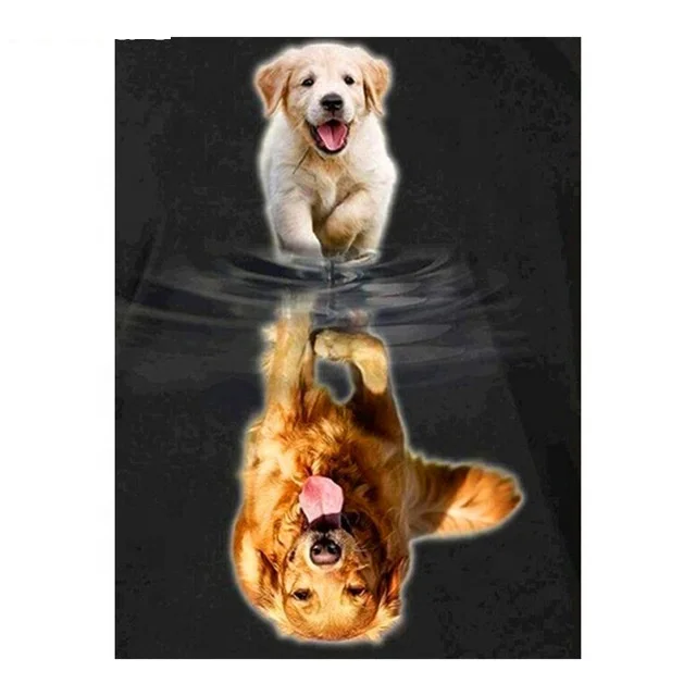  Wholesale 3D Cat Dog Diamond Painting Animal Paintings Decorations Wall